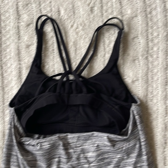 Lululemon Wild Tank Heathered grey Black size 2 - Picture 9 of 11